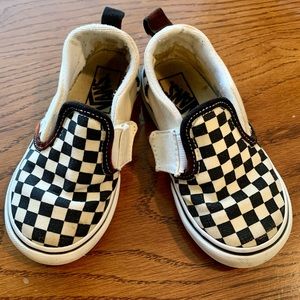 Toddler Vans Checkerboard Slip-Ons, Size 8